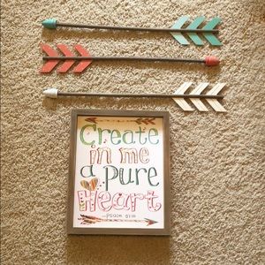 Bohemian Tribal Room Decor - Arrows and wall art